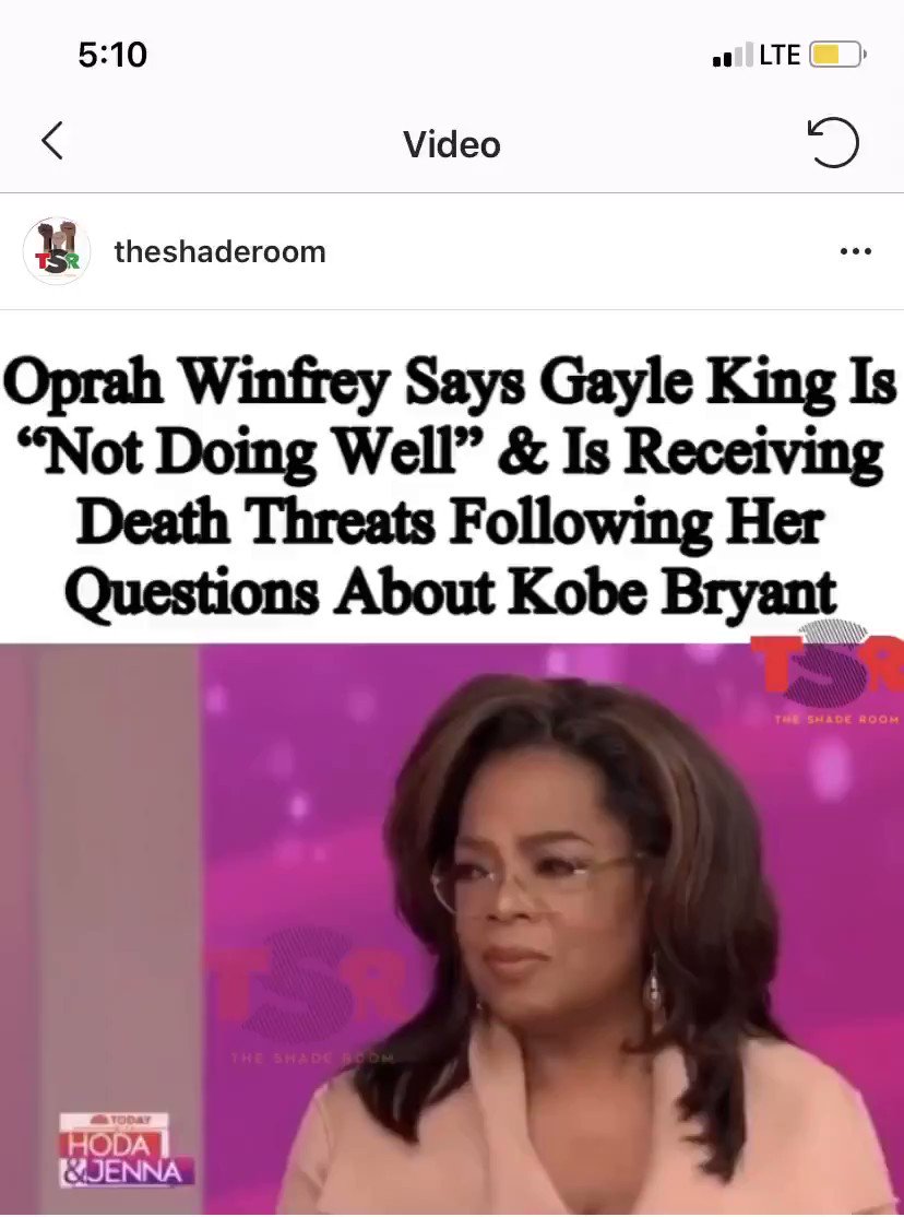 “Oprah and Gayle are literally the gruesome twosome. 