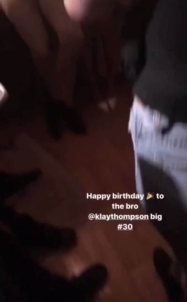 Happy 30th birthday to a LEGEND, Klay Thompson, in his Steph year  
