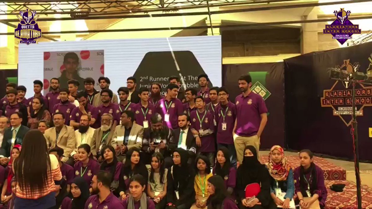@SarfarazA_54 @nadeem_omar57 @pakscrabble #GladiatorsScrabbleChampionship
🙌 A special mention to @pakscrabble for their tireless effort to conduct this amazing competition with @TeamQuetta
@SarfarazA_54 | @nadeem_omar57
#WeTheGladiators #PurpleForce #ShaanePakistan https://t.co/aqUCzLz8ZH