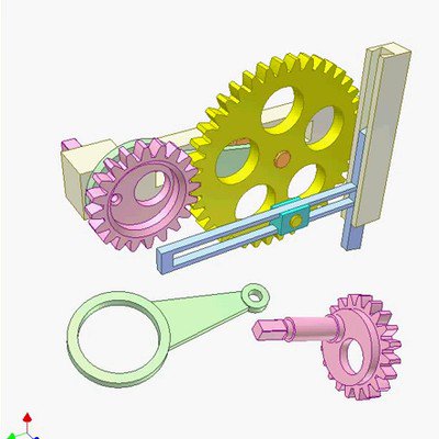 Gear and Linkage Mechanism