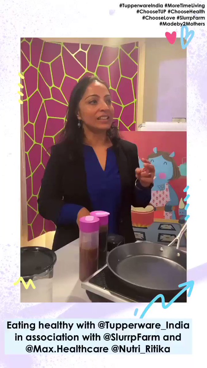 Eating healthy with @TupperwareIN in association with @SlurrpFarm and @MaxHealthcare @Nutri_ritika #TupperwareIndia #MoreTimeLiving #ChooseTUP #ChooseHealth #ChooseLove #SlurrpFarm #Madeby2Mothers #lifestyleblogger #blogger #influencer
