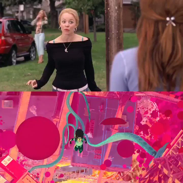 RT @chuuzus: the only cinematic parallels that matters, Mean Girls & Spider-Man: Into the Spider-Verse. https://t.co/iYRlmOZ6eB