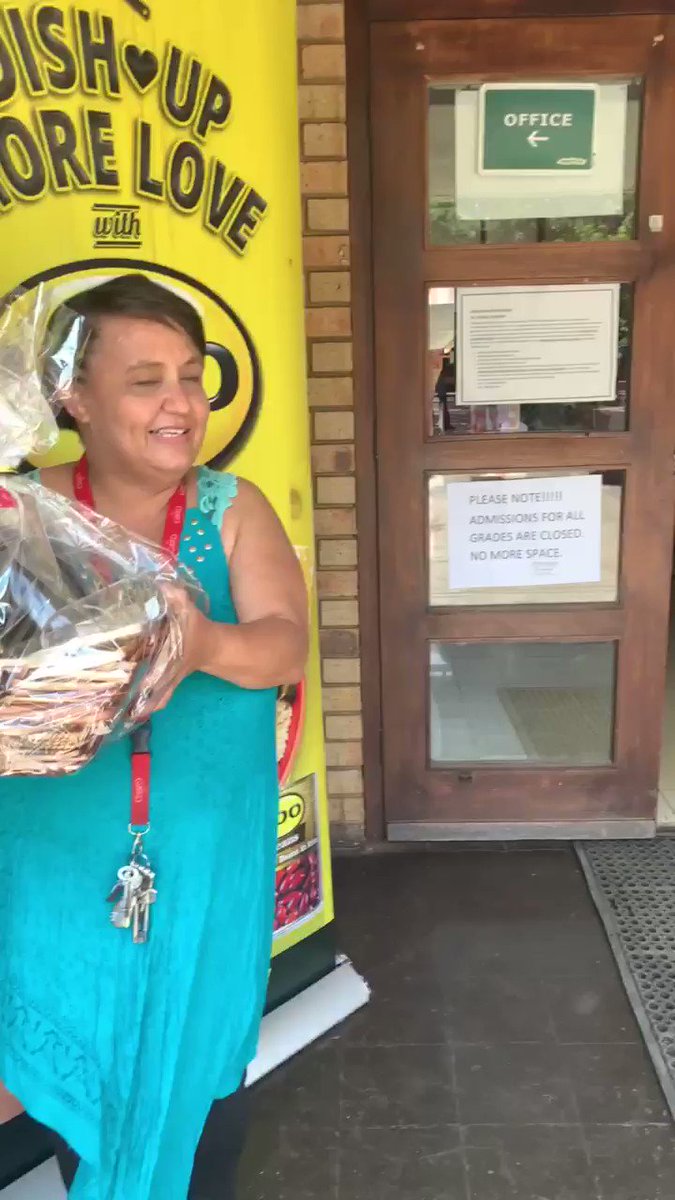 Our first stop is in Eldorado Park and we’re surprising Deon with the help of his wife Noleen 😍 #DishUpMoreLove https://t.co/ACyMq6bG3D