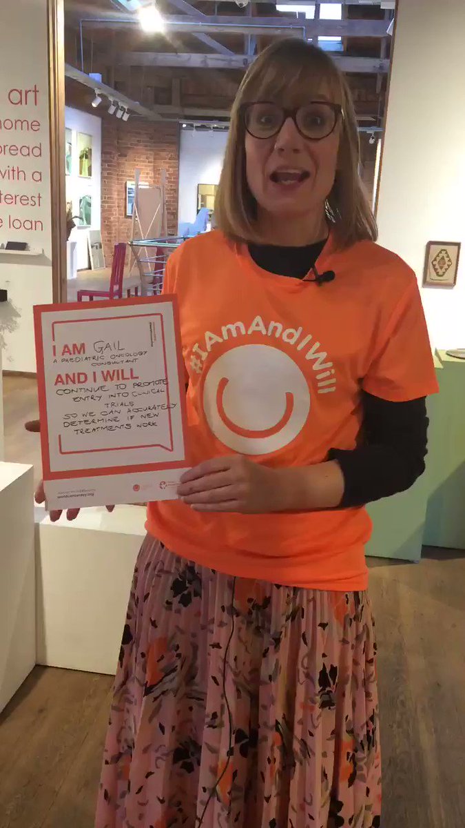 Here’s another pledge from Dr Gail Halliday - made on World Cancer Day but in recognition that today is International Childhood Cancer Day. Dr Halliday does an amazing job treating children with cancer at the @GreatNorthCH