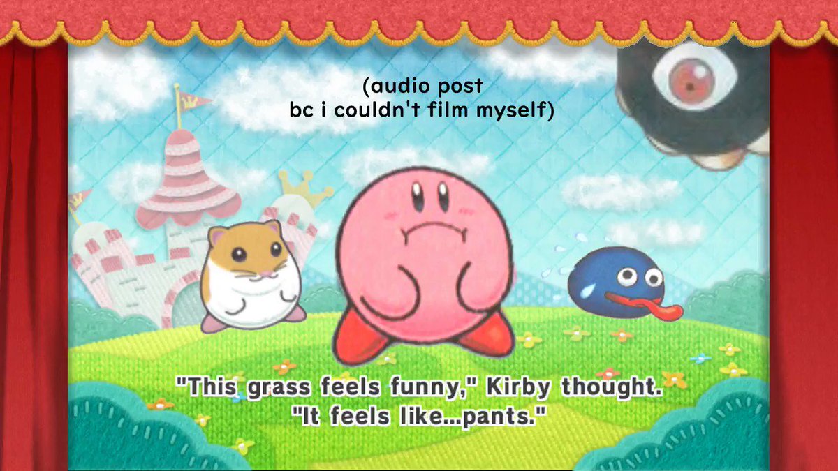 Kirby's Epic Yarn, OT, The Grass Feels LikePants