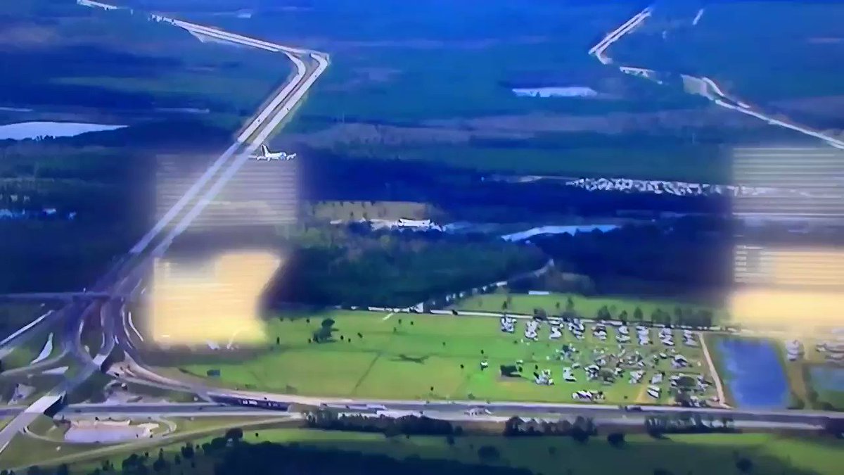 This is our President surprising the Daytona crowd by swooping 800 feet airborne over the track before landing.
Trump makes the most of every moment, not only surprising but wowing us!
He's the Master!
#DAYTONA500