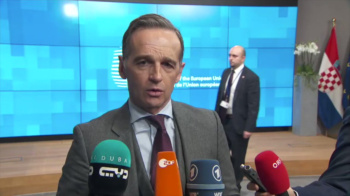 Um die Einhaltung des Waffenembargos in #Libyen zu gewährleisten, muss auch die EU einen Beitrag leisten. Darum geht es heute beim Außenministerrat in Brüssel. Denn in Libyen geht es auch um die Sicherheit Europas und daher ist die EU gefordert.