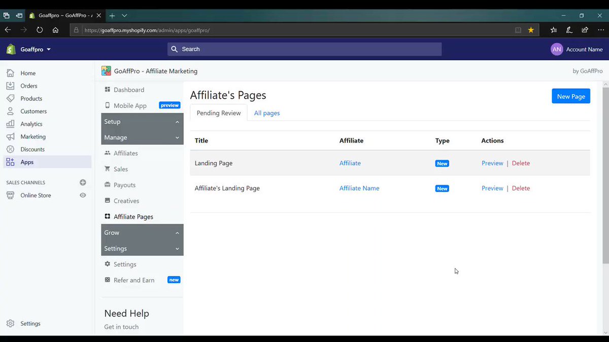 Checkout our video on how Affiliate Pages work in the GoAffPro app.
Visit our site: http://goaffpro.com
Checkout our blog: http://blog.goaffpro.com
#affiliate #marketing #promotions #affiliates #ecommerce #goaffpro #tutorial