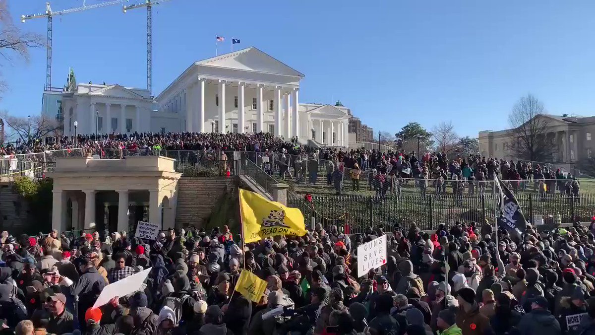 AMAZING NEWS!Virginia lawmakers have rejected the assault weapon ban that Gov. Northam had pushed.Moderate Dems broke away from party lines to vote against it.No doubt that this is thanks to the thousands of peaceful demonstrators that came out to make their voices heard.