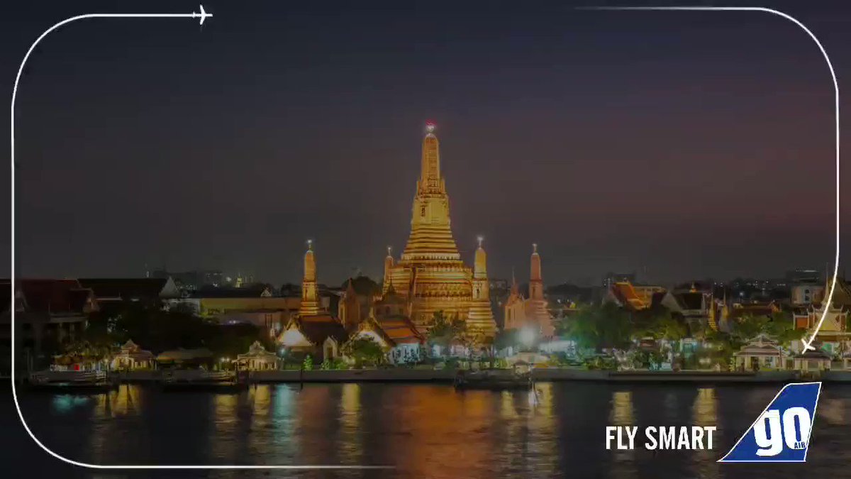 Lip-smacking delicacies, crazy nightlife and exquisite attractions - what's not to love about Thailand’s capital? 😍Fly non-stop to #Bangkok from #Mumbai and #Delhi with GoAir.Book now - http://bit.ly/2P4o597