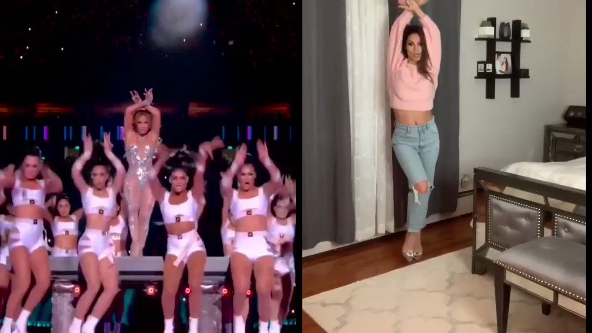 Twitter: 25 seconds of flawless fashion & dancing
Reality: 3 weeks, endless takes, and getting yelled at by my hubby for making us late for every event while I nailed the shot! I hope @JLo approves 🙏🏼 #JLoTikTokChallenge #Jlo #SuperBowlLIV
