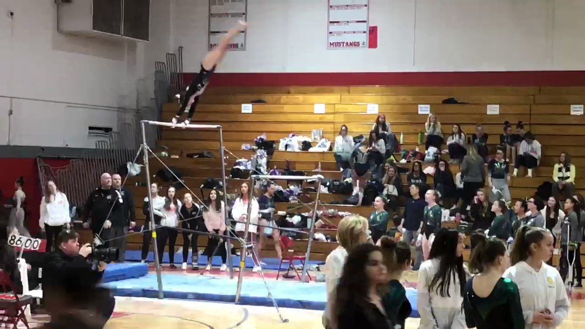 Come check out Anna @Ihsastate gymnastics Friday Palatine HS 2pm. STATE send-off Friday morning 8:30am LHS lobby🐯