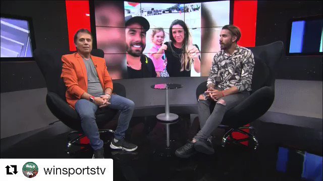 Comenzó @AccesoWIN con Patricio Cucchi delantero de @SantaFe Con todas las ganas por triunfar en Bogotá. Su historia, sus goles, sus sueños