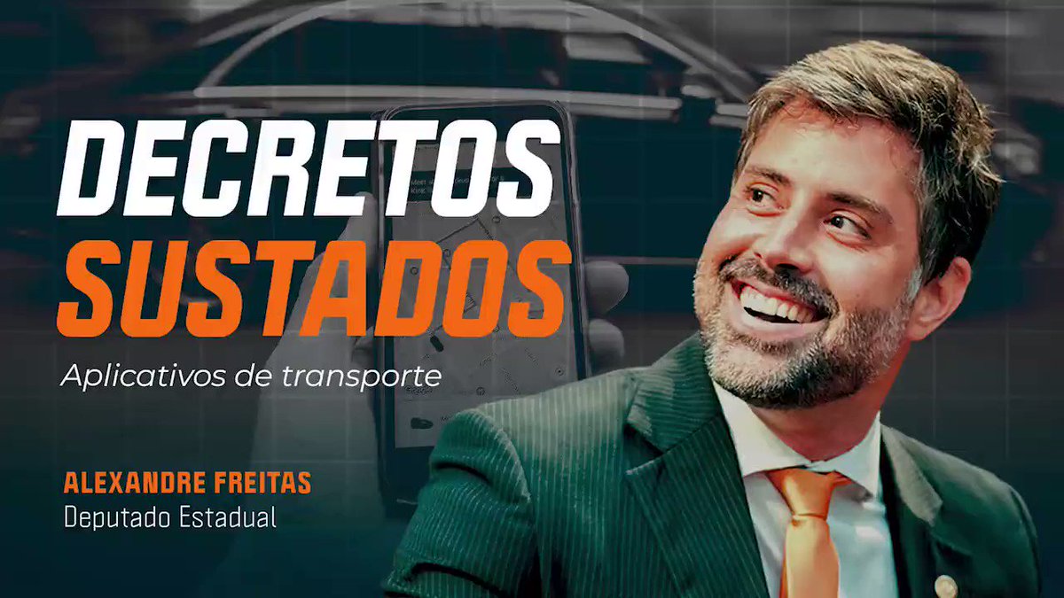 Resultado de imagem para alexandre freitas decretos sustados: aplicativos de transporte