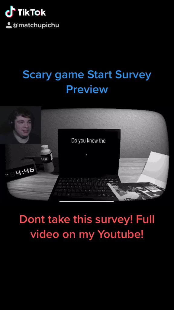 Start Survey Complete Game and Ending