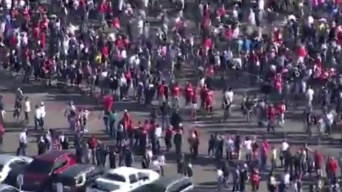 WOW! President @realDonaldTrump is departing Bakersfield, California for Phoenix, Arizona — now!
#TrumpRallyPhoenix #KAG2020
🎥@FOX10Phoenix