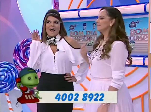 Mara Maravilha apresentando o #BomDiaECia por favor, @fpelegio , faz acontecer! 🙏🏽