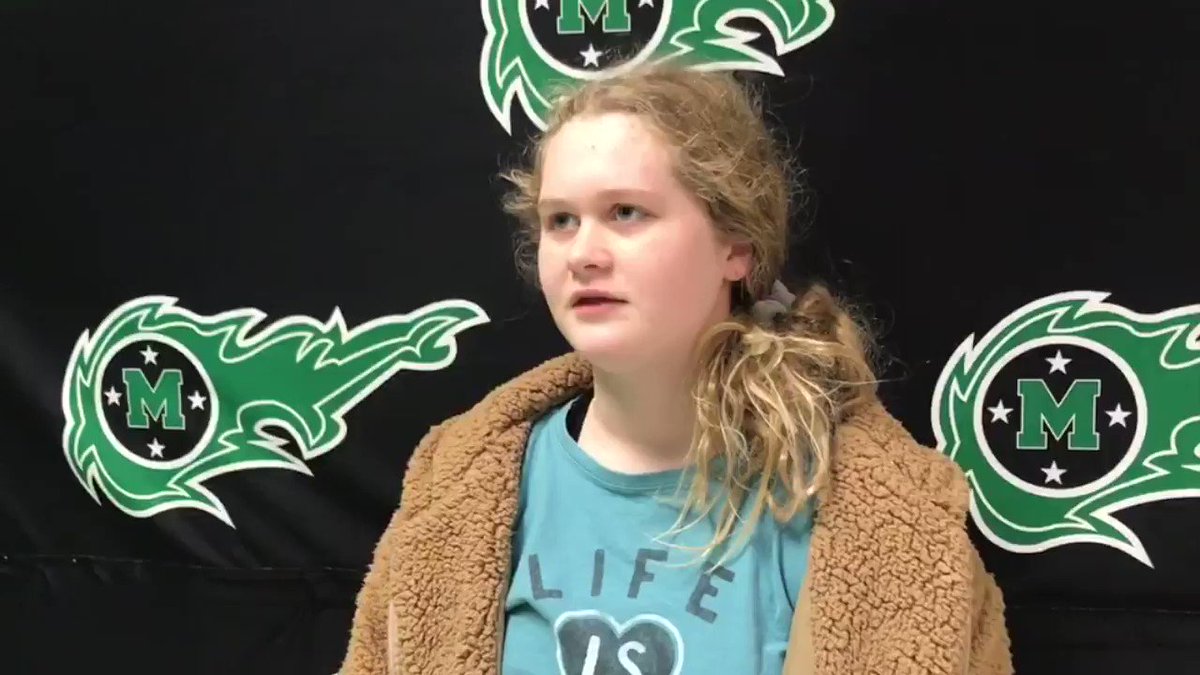 State Bound @CometsSwimDive Langley Petersen is a state qualifier as a freshman, she spoke to digital reporters/producers Ashlyn Gigliotti & Peyton Flynn about this opportunity to represent @CometsSwimDive at the state meet this weekend.