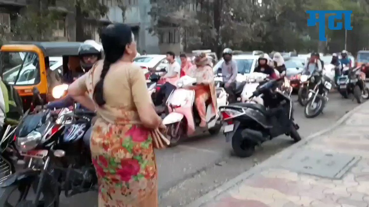 Sad that senior citizens have to do this to ensure that mor0ns don’t ride their two-wheelers on the footpath, but this can only happen in Pune.