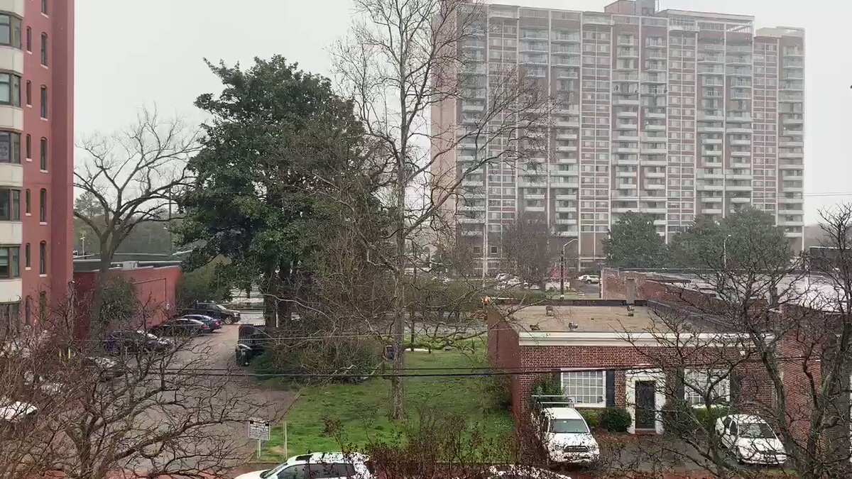 Blaine Stewart (@BlaineStewart) on Twitter photo 20/02/2020 19:39:43 Right on cue, here's the first flakes in Norfolk! @WTKR3 WTKR.com/weather Right on cue, here's the first flakes in Norfolk! @WTKR3 WTKR.com/weather