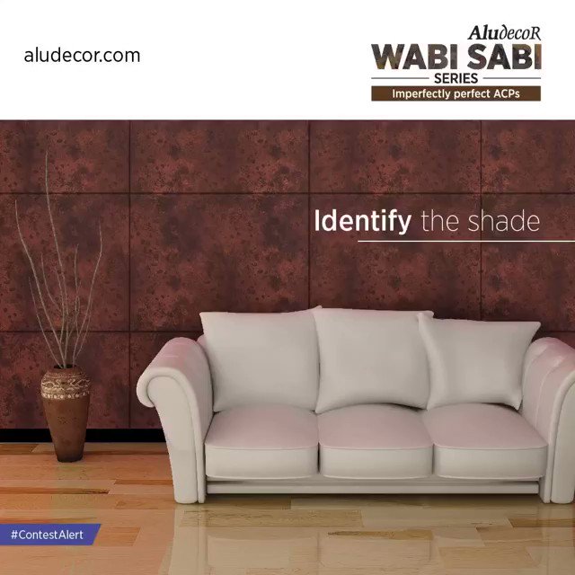Participate in Aludecor #IdentifyTheShade #Contest and you could win exciting prizes from #Aludecor.
Simply leave your answer in the comment box below and tag your friends as well.
Winners will be selected through a lucky draw.
Hint: Visit our website 'http://wabisabi.aludecor.com '.