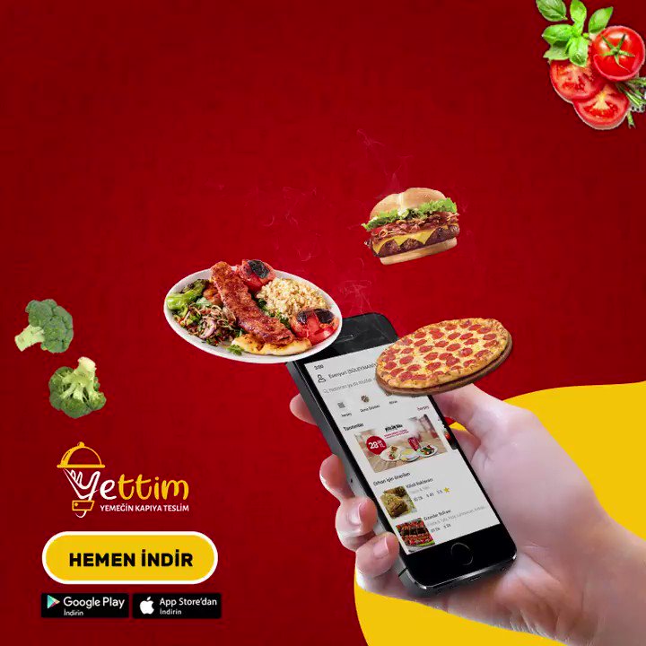 Yettim kullananlar kazanmaya devam ediyor! 😍❤İlk siparişini ver, sonraki siparişlerinde kullanabileceğin 20 TL hediye cüzdanına tanımlansın.#yettim #yemek #hediye #kazan