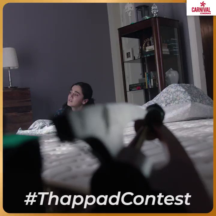 Hello Contest Lovers, here is your chance to win
Complete the dialogue along with the hashtags and tag your friends
#CarnivalCinemas #ApnaCarnival @taapsee @deespeak @TSeries @BenarasMedia #India #Delhi #Mumbai #DelhiContest #MumbaiContest #ThappadContest