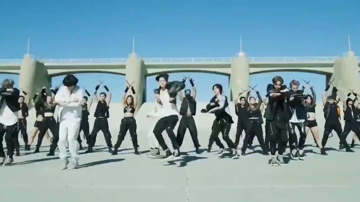 #NowPlaying @BTS_twt unleash their titanic power of performance in the choreography-heavy music video for "ON" #BTSKineticFilmOn #BTSComeback2020