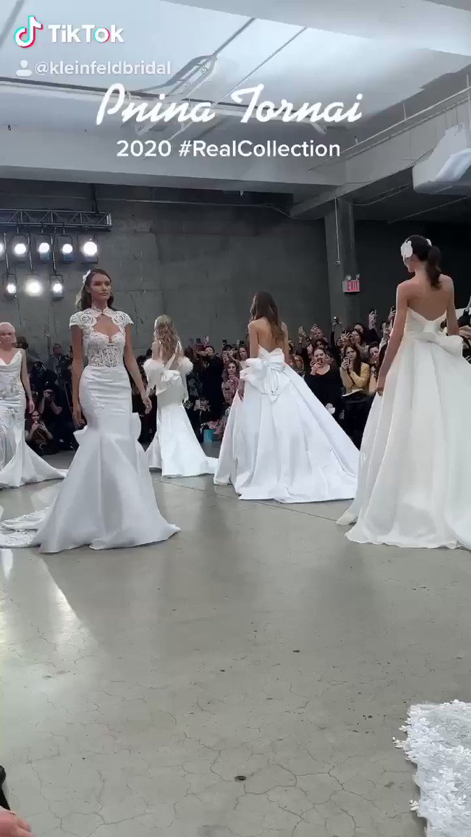Which one of these @pninatornai #RealCollection dresses is your favorite? Let us know and be sure to follow us on #TikTok for even more wedding inspiration 👰✨
