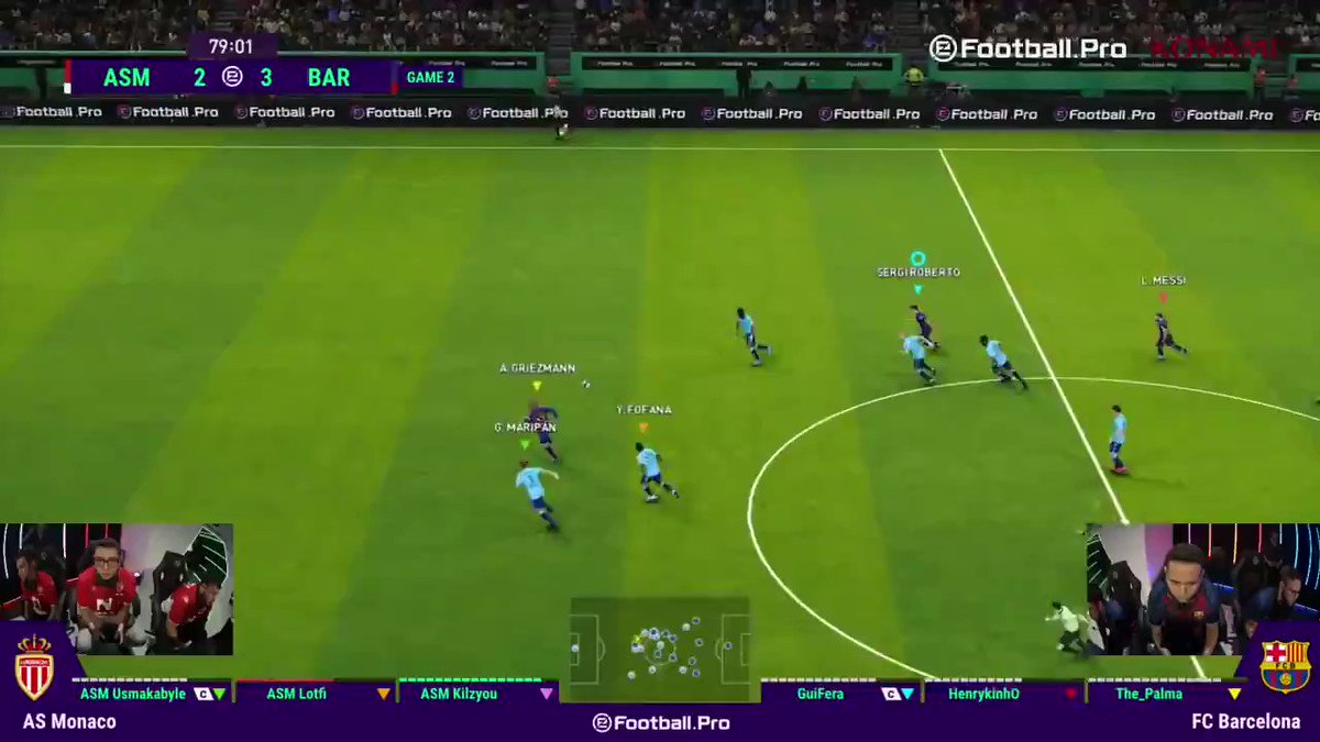 WOW WOW WOW!
@FCBeSports give @ASMonacoEsports their first defeat of the SEASON in #Matchday5
They won the second game 4-2 and mean both teams walk away from MD5 with 3 points each! #eFootballPro