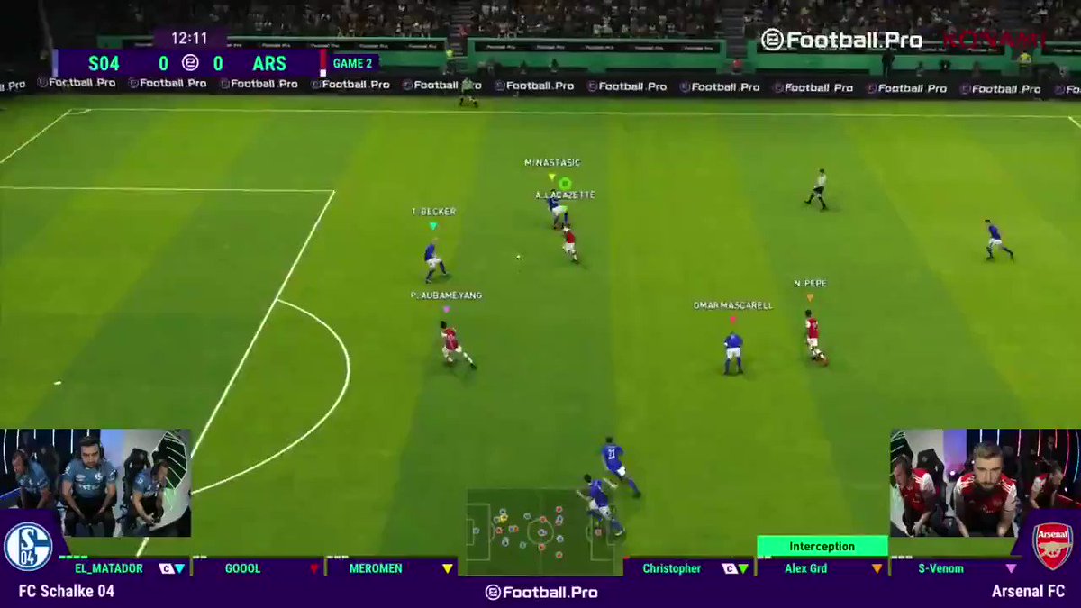 Finally! 😅😅
The first goal of this Match up comes at the start of Game 2 for @arsenal v @s04_esports!
Watch the last 30 ‘in-game’ minutes of #Matchday5 🙌
📹 https://youtu.be/EZBsfW43Vac
📽 http://Facebook.com/PES
#eFootballPro