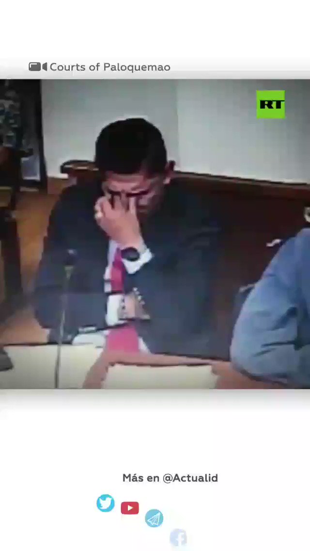 #Increíble La confesión de su cliente hizo llorar a este abogado. #Horror #Video de @ActualidadRT