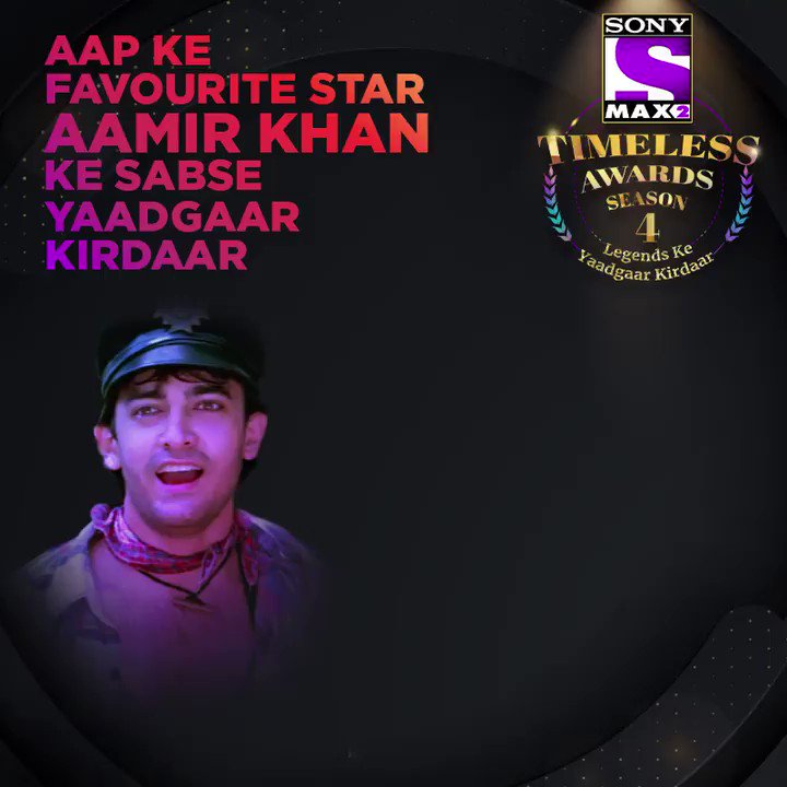 Which is your favourite kirdaar of Aamir Khan?
Vote for the yaadgaar kirdaar of @aamir_khan by logging on to https://www.max2timelessawards.sonyliv.comÂ
Voting lines for the 1st category are open till 27th Feb.
Vote & win* an iPhone 11 Pro.
#MAX2TimelessAwardsS4