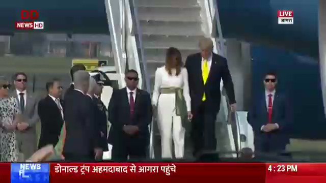 People of Uttar Pradesh wholeheartedly welcome Hon. President Mr. @realDonaldTrump & Mrs. @MELANIATRUMP on the land of Ganga, Jamuna & Saraswati.Your visit to the monument of love @TajMahal will further boost friendship between the people of the two great democracies.