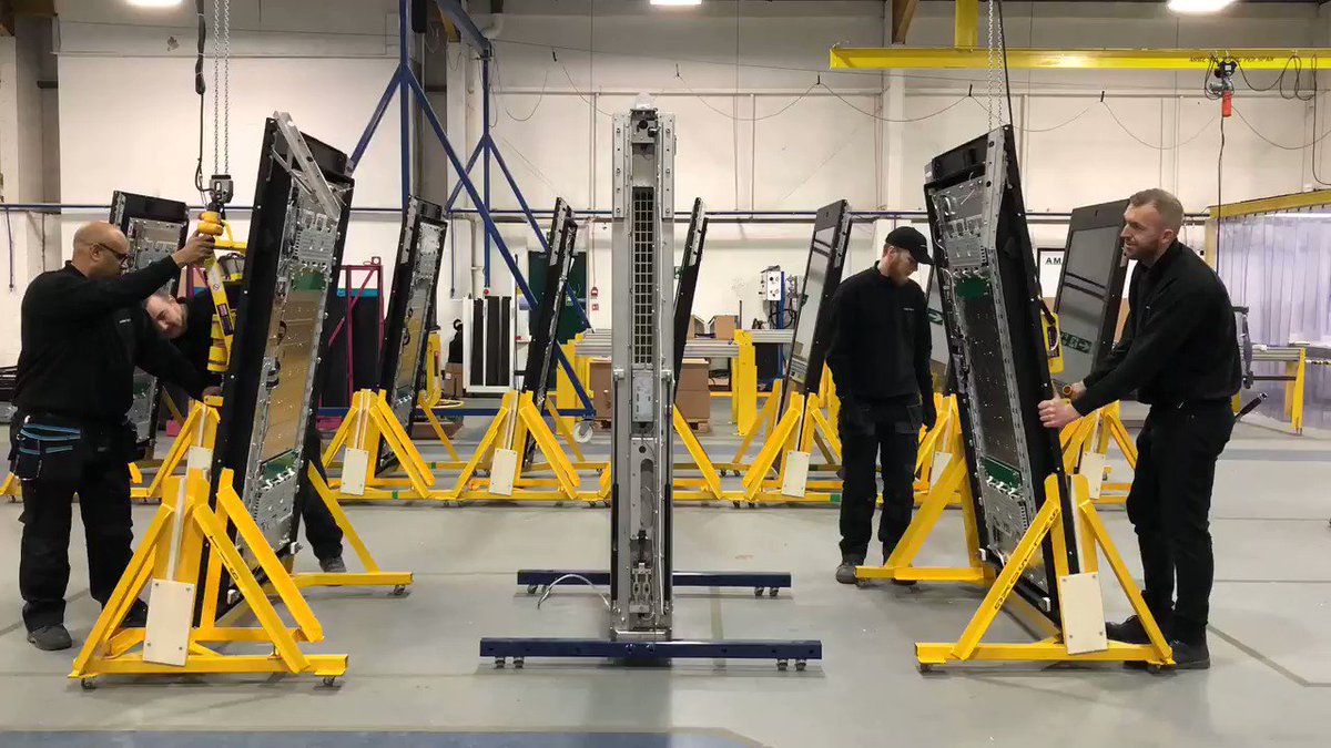 Amscreen (@Amscreen) on Twitter photo 2020-02-24 15:44:46 #Amscreen assembly plant in Bolton ... Doors being assembled to one of our dual sided digital displays shortly heading to our partners at @ClearChannelSwe #DOOH #OOH amscreen.eu/products/bus-s… #Amscreen assembly plant in Bolton ... Doors being assembled to one of our dual sided digital displays shortly heading to our partners at @ClearChannelSwe #DOOH #OOH amscreen.eu/products/bus-s…