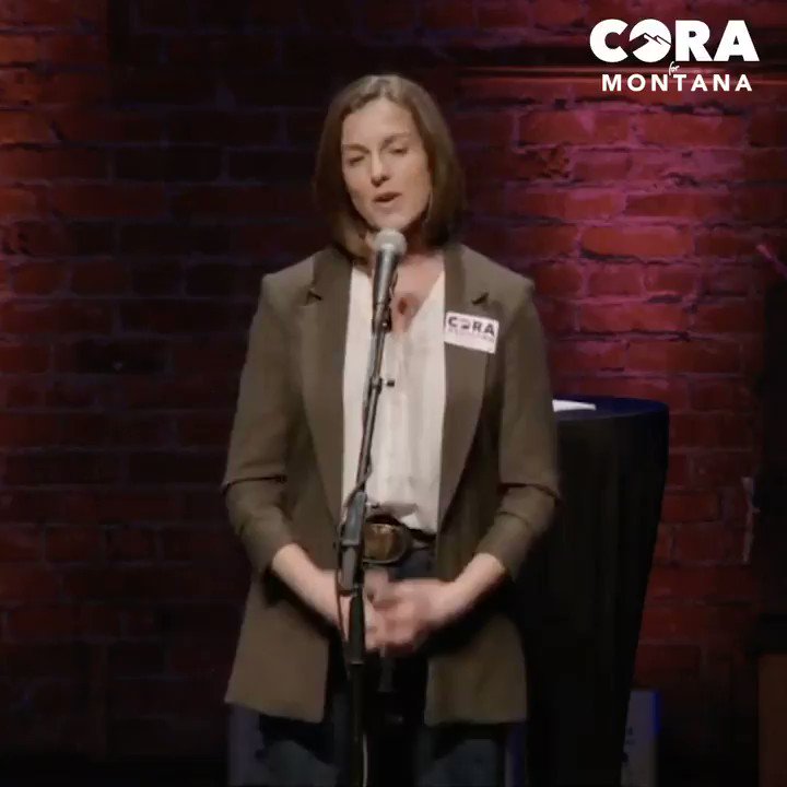 Cora Neumann (@CoraforMT) on Twitter photo 2020-02-24 20:02:41 At our Montana Senate debate, I talked about one of the biggest reasons I’m in this race: because we need leaders who will #ActOnClimate so that our children can grow up in a world that they can not just survive in, but that they can thrive in. #mtpol #mtsen At our Montana Senate debate, I talked about one of the biggest reasons I’m in this race: because we need leaders who will #ActOnClimate so that our children can grow up in a world that they can not just survive in, but that they can thrive in. #mtpol #mtsen