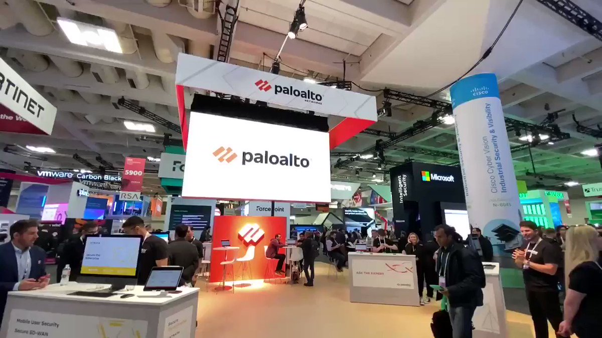 Palo Alto Networks on X: "The momentum is building on the #RSAC show floor! Join us at booth N-5955 to talk with our product experts, get live demos and enjoy free coffee