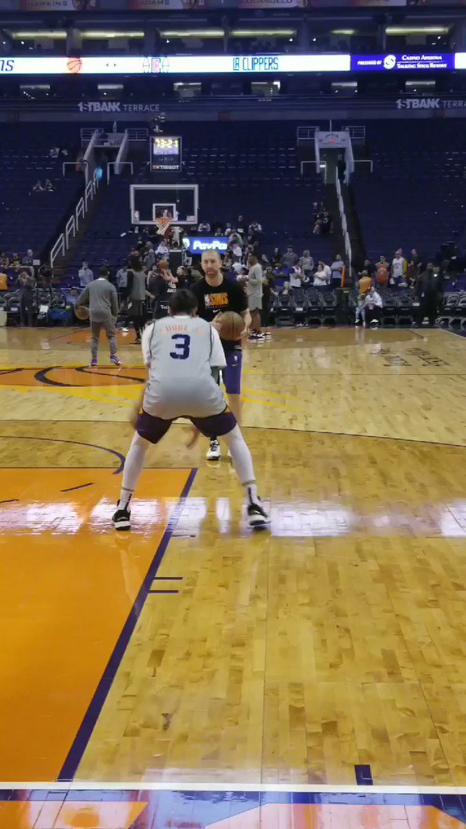 RT @DuaneRankin: Ricky Rubio wearing Kelly Oubre Jr. practice jersey. Oubre is out with a knee injury. #Suns https://t.co/fGSGX9Wjz6