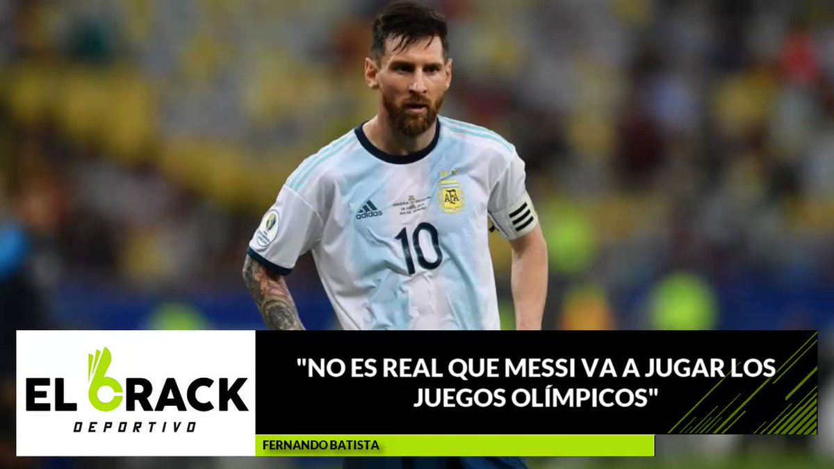 En el predio de @afa también hablamos con Bocha #Batista, técnico de la Selección Argentina Sub23 para @CrackDeportivo_ sobre la chance que Messi esté en los Juegos Olímpicos.
"NO ES CIERTO QUE #MESSI VA A JUGAR LOS JUEGOS OLÍMPICOS "
👇👇👇