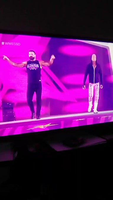 Watching #wwessd #wtf is that maybe a new addition https://t.co/4ELveTkeRf<a href="/tag/wwessd"class="tags">&#35;wwessd</a><a href="/tag/wtf"class="tags">&#35;wtf</a>