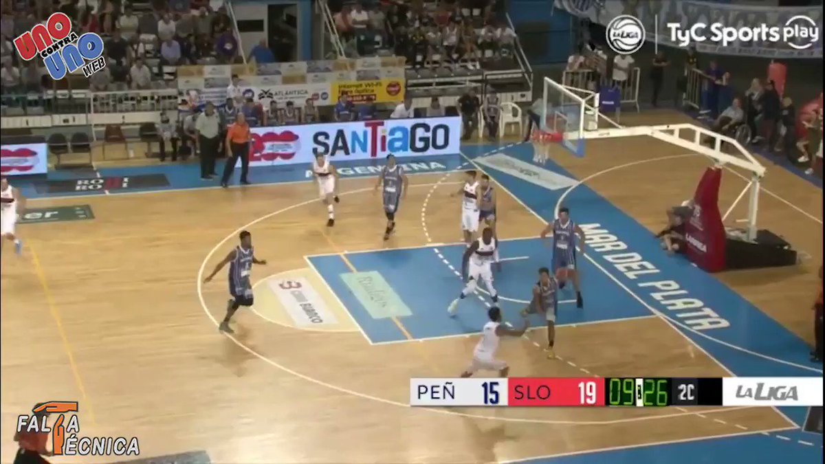 #FaltaTecnica #LigaNacional ⛹♂🎥¡¡PERO QUE GOLAZO, @CASLABasquet!!Maravillosa rotación de pelota, para encontrar a @VildozaJ11 en el eje y convertir el triple de @CASLABasquet.¡¡GOLAZO!!