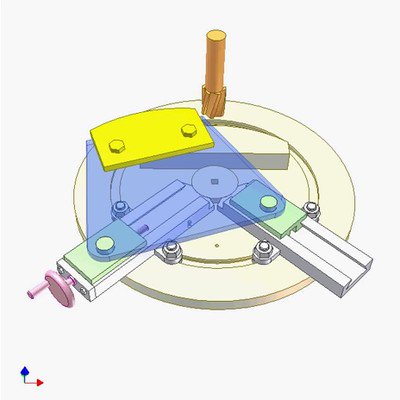 Cutting Curve of Large Radius