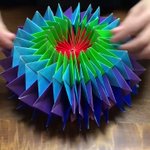 学校が休みで退屈している孫に万華鏡を作ってくれた、最高のお爺ちゃん!