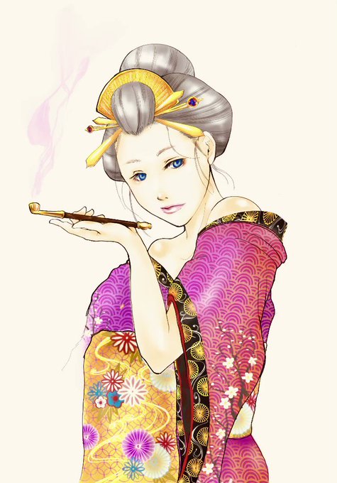花魁のtwitterイラスト検索結果
