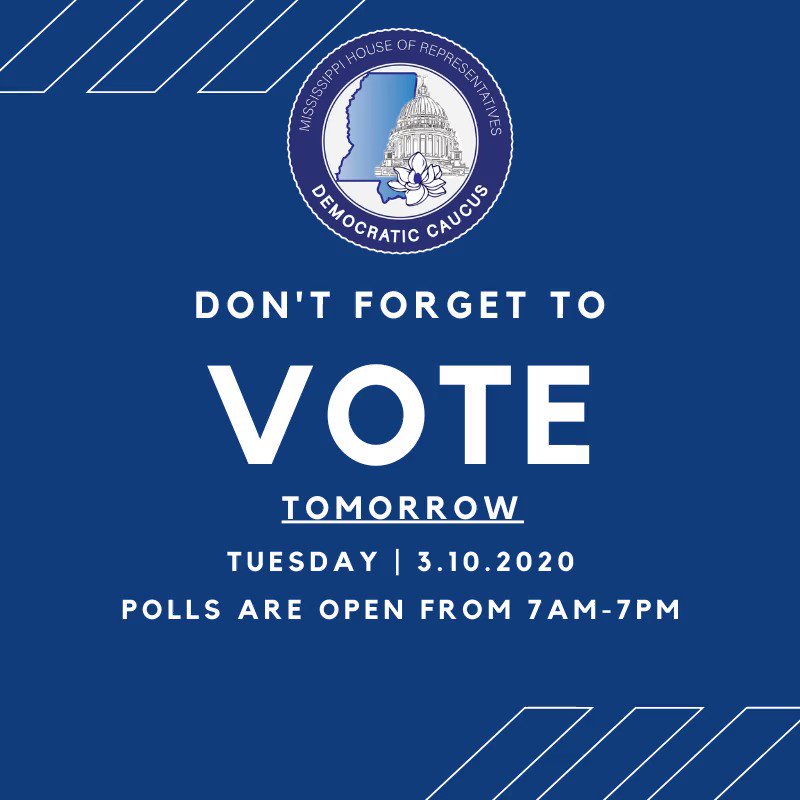 Mississippi House Democrats on Twitter "Don't to vote in the
