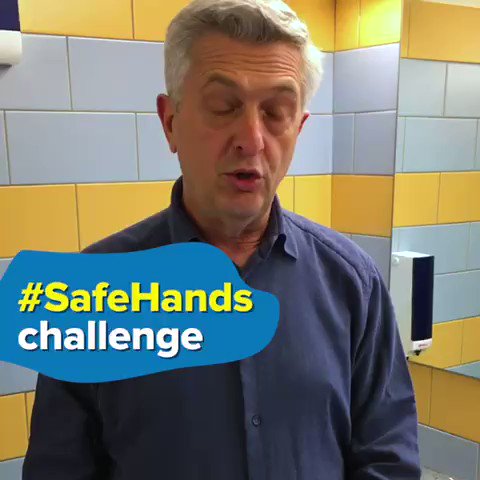 We can all help stop the #coronavirus spread and protect the most vulnerable. I am taking the @WHO #SafeHandsChallenge: thanks @DrTedros for nominating me.
I challenge @RedHourBen, @unicefchief + #InstantNetworkSchools ambassador @MoSalah!