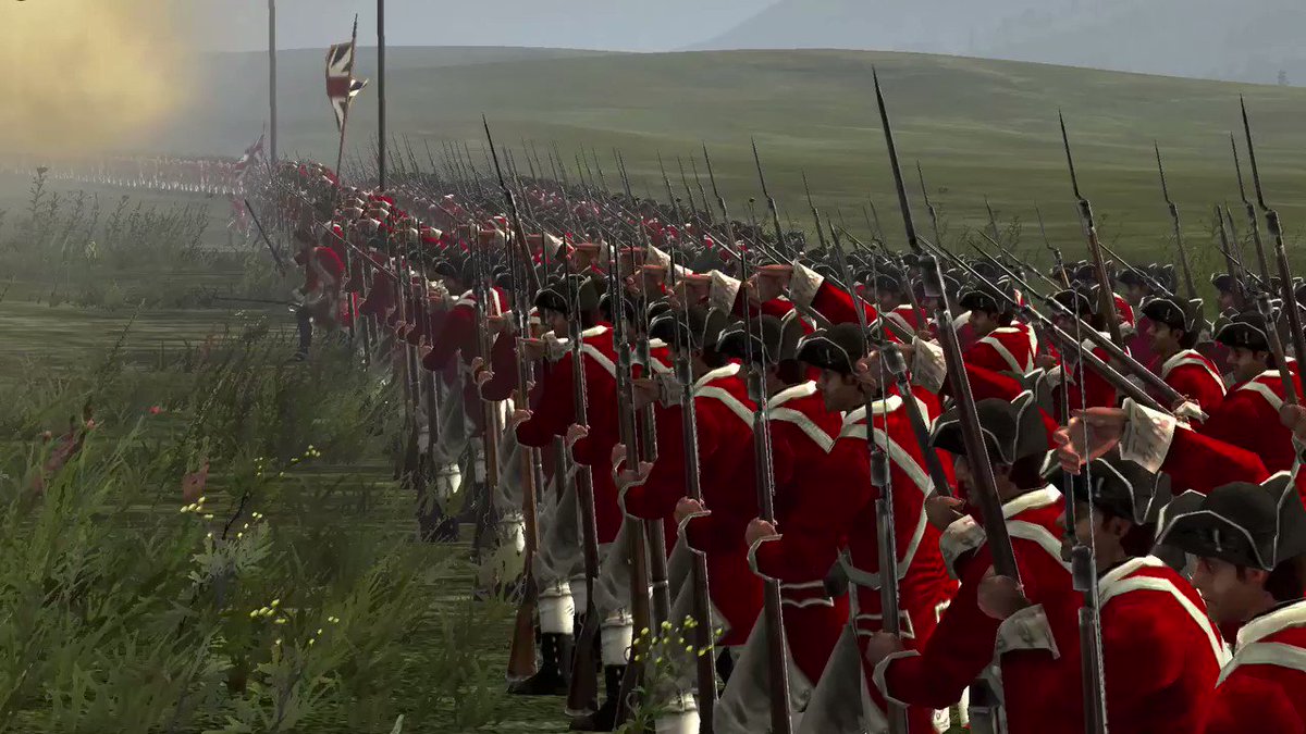 18世紀のイギリス軍レッドコート（戦列歩兵）の戦い方