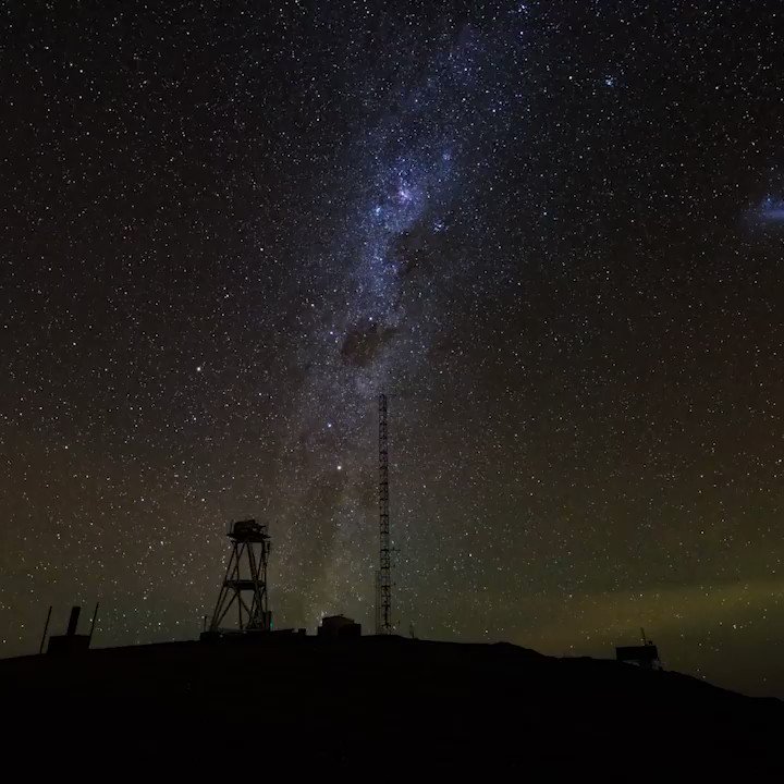 “For my part I know nothing with any certainty, but the sight of the stars makes me dream“
– Vincent van Gogh
Milky Way over Cerro Armazones. Timelapse Credit: ESO/S. Brunier https://t.co/WrMPGnLVAZ
