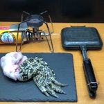 ホットサンドメーカーで「ワニ」を焼くだけの動画・ワニってそもそも食べれるの？？？？