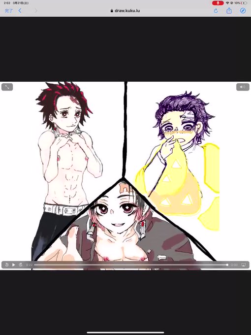 ざわ子さんがTwitterに投稿した竈門炭治郎(鬼滅の刃)のイラスト。